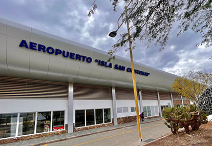 Aeropuerto de la Isla San Cristóbal.